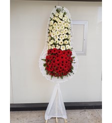 Duvak Kırmızı Beyaz Cerbela